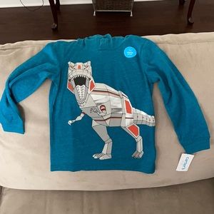 Carter’s Dinosaur Hooded Jersey Tee